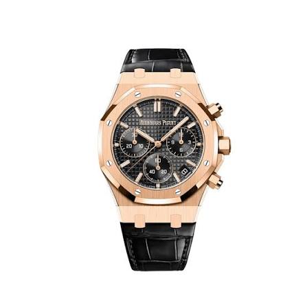 Audemars Piguet Royal Oak 41mm 26240OR.OO.D002CR.02 Chronograph Rose Gold Black Dial