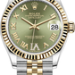 Rolex Date Just 31mm 278273 Green Roman Dial