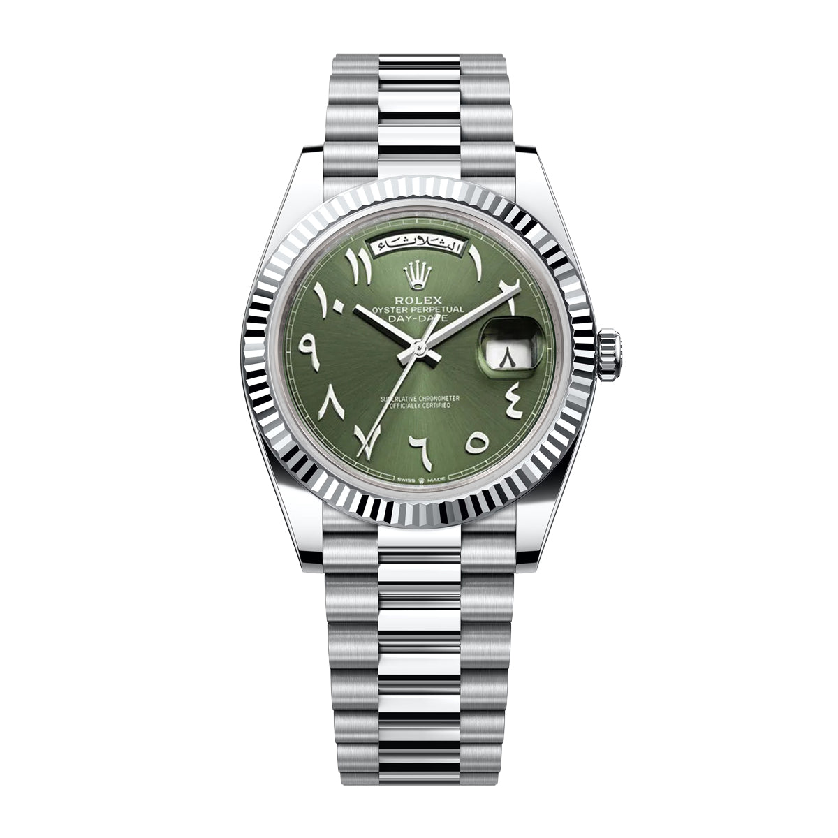 Rolex Day-Date 40mm, Platinum Arabic Dial "228236"