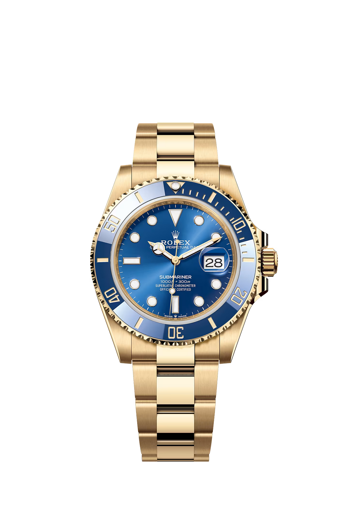 Rolex Submariner Date, Yellow Gold, Blue Dial Ref: 126618LB