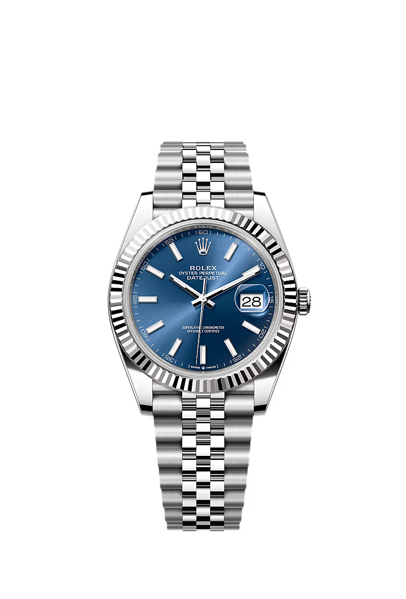 Rolex Datejust 41 126334 Fluted Blue - Jubilee Bracelet