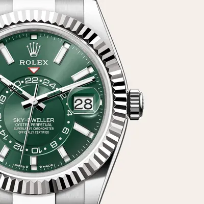 Rolex Skydweller Jubilee Mint Green
