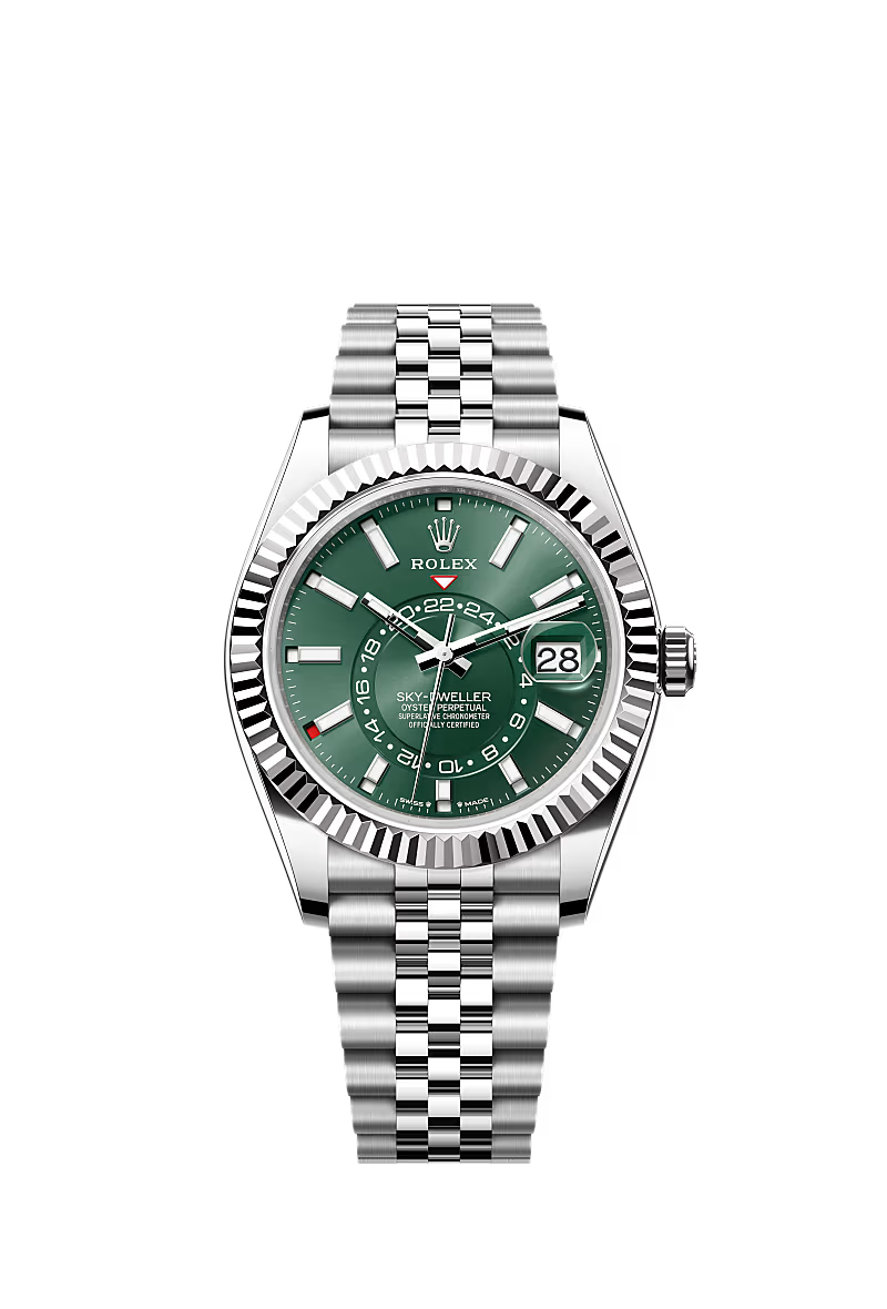Rolex Skydweller Jubilee Mint Green