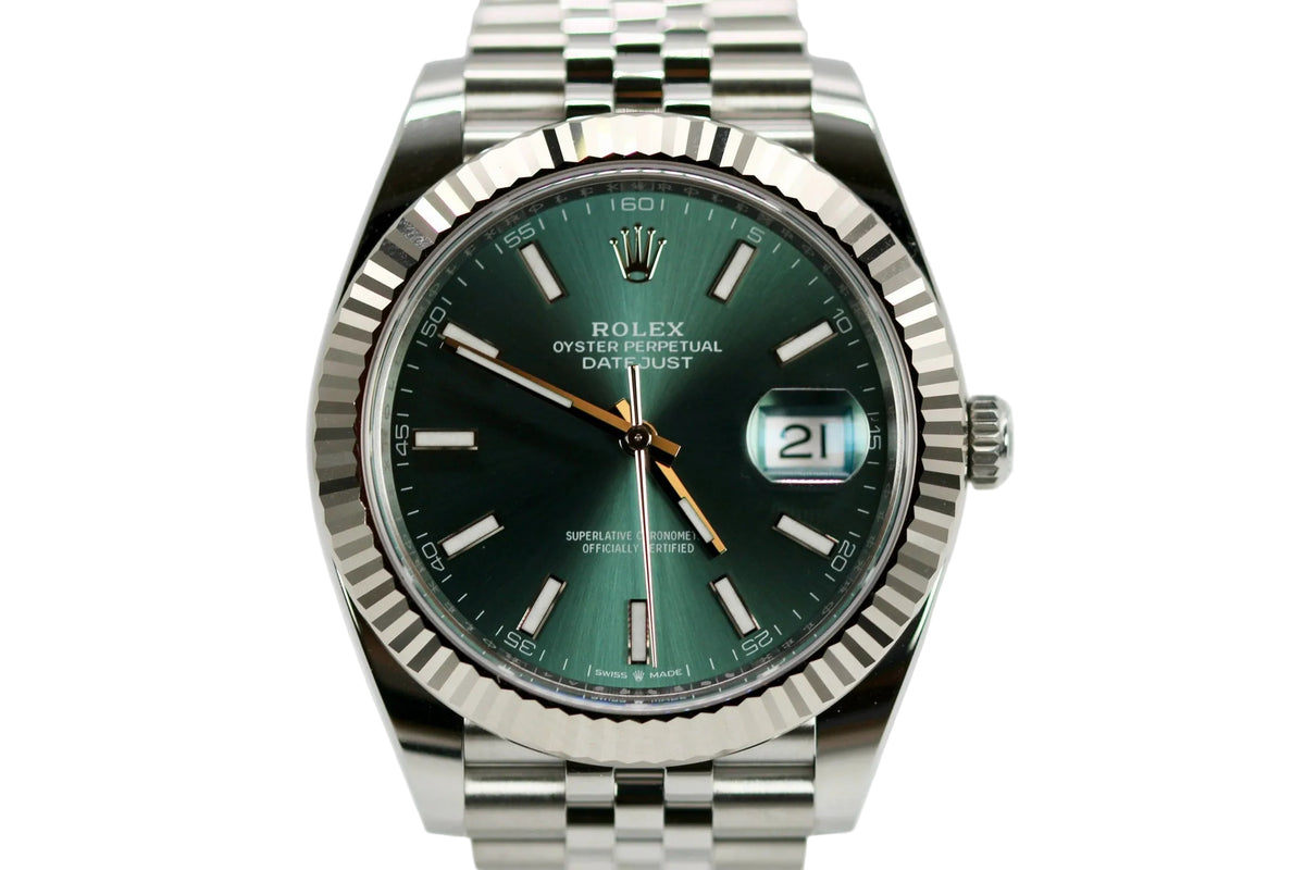 Rolex Datejust 41 Mint Green "126334"
