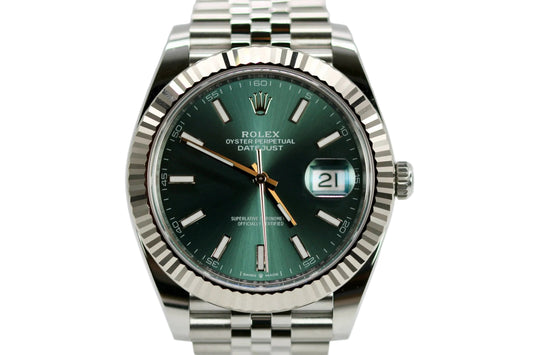 Rolex Datejust 41 Mint Green "126334"