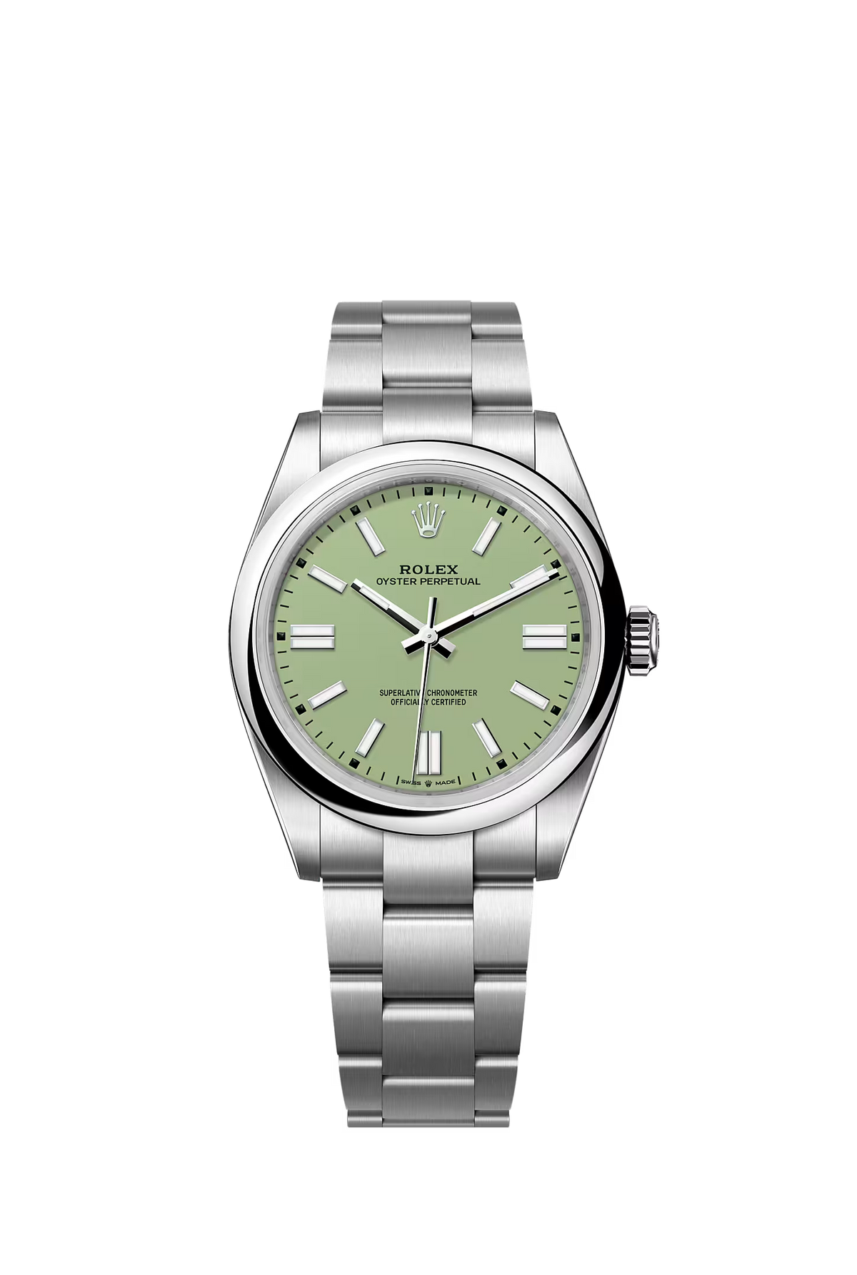 Oyster Perpetual 41 Oyster, 41 mm, Pistachio, Oystersteel Reference 134300