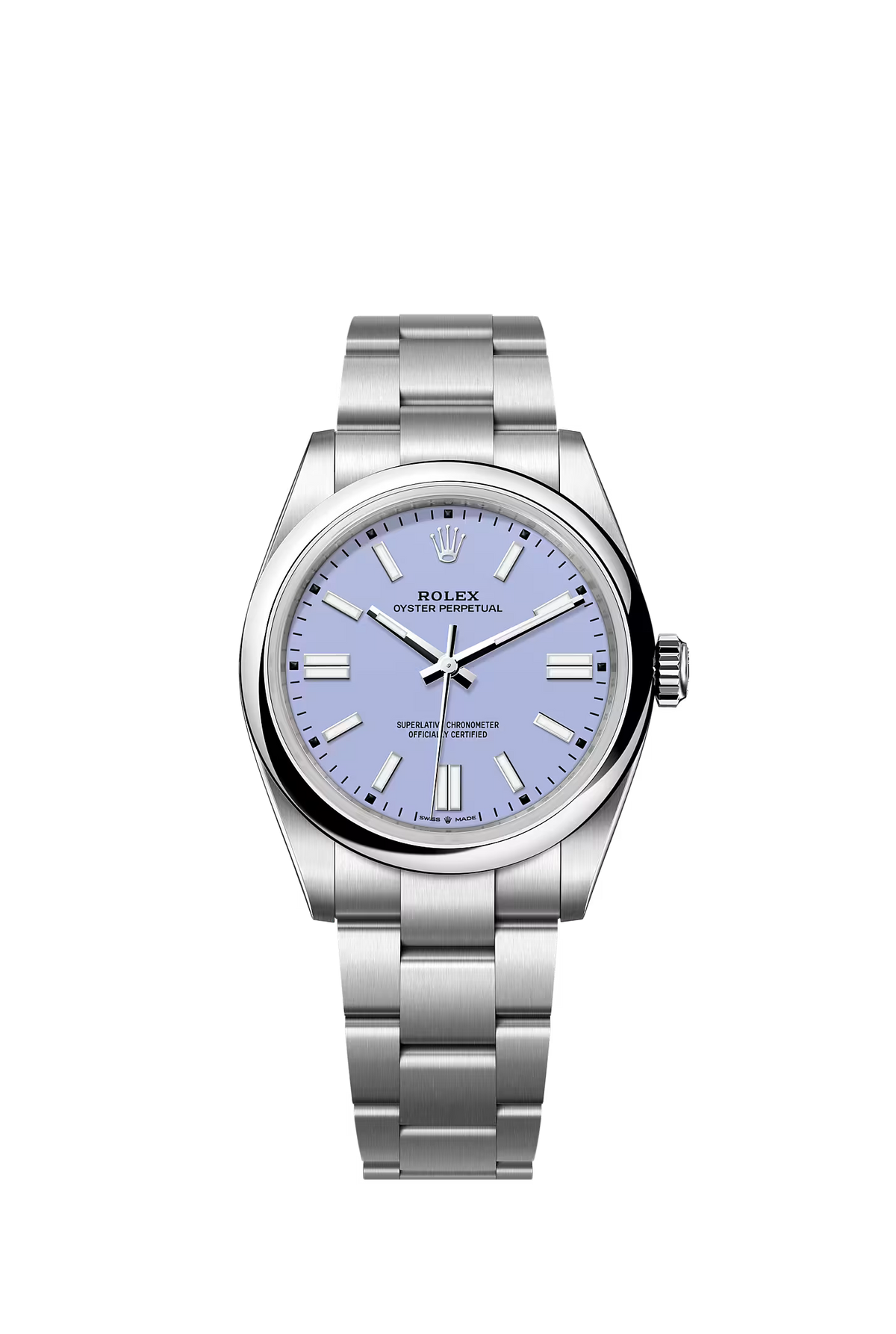 Rolex Oyster Perpetual 41 Oyster, 41 mm, Lavender, Oystersteel Reference: 134300