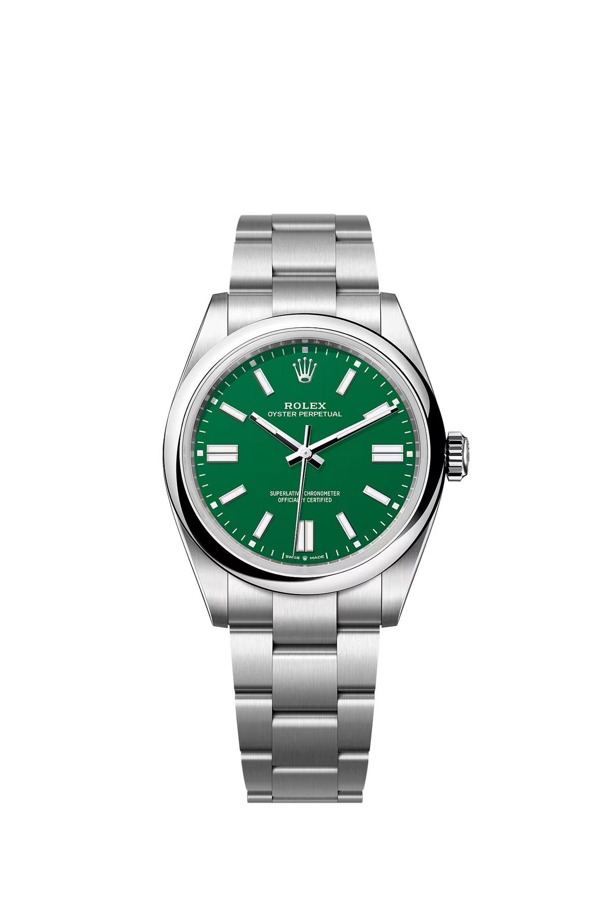 Rolex Oyster Perpetual, 41mm Green Ref: 124300