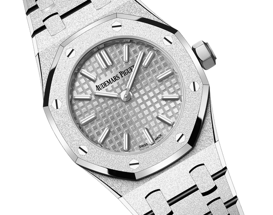 Royal Oak Mini Frosted Gold Quartz - 67630BC