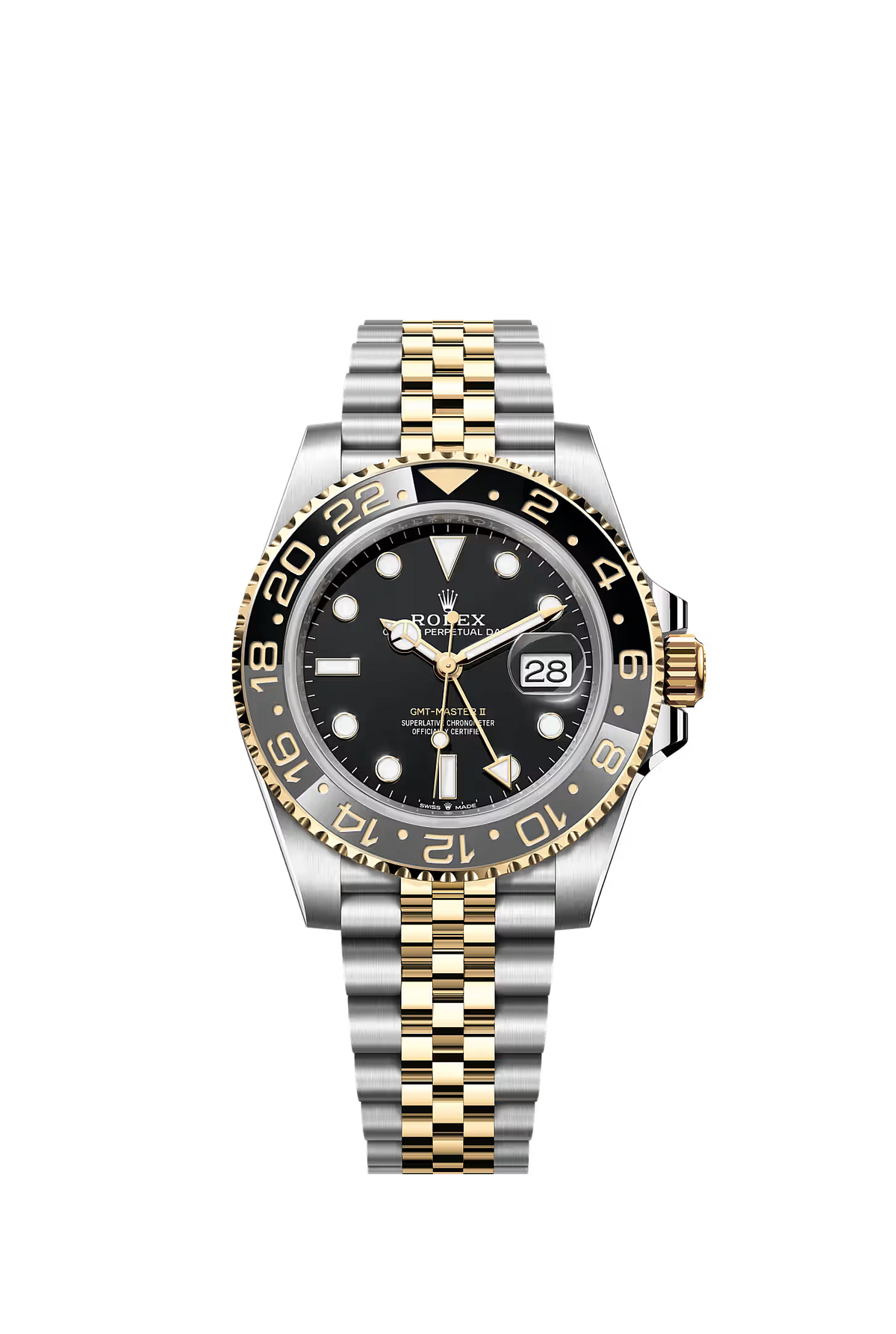 Rolex GMT-Master II, Steel and Gold, Jubilee, Fluted 'Zombie' Ref: 126713GRNR