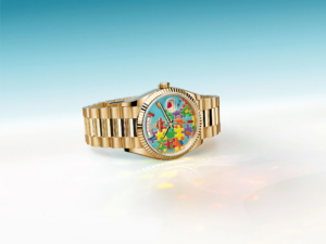Tom Brady and John Mayer Rock the Exclusive Rolex "Emoji" Day-Date Watch. Photo Credit: Rolex