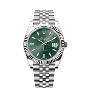Rolex Date Just 41 Mint Green Dial 126334