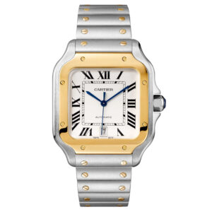 Santos de Cartier watch Large - Interchangeable - Yellow Gold