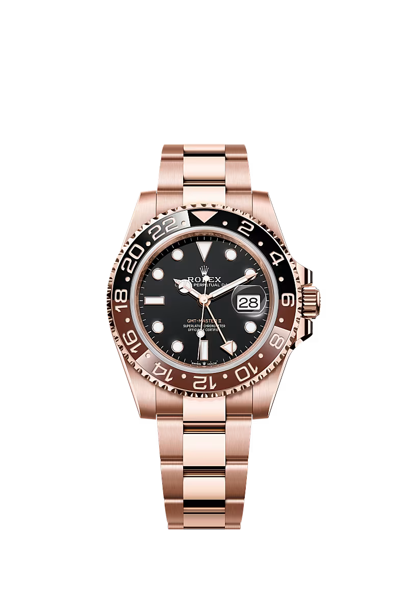 Rolex GMT-Master II Root Beer Rose Gold 126715CHNR
