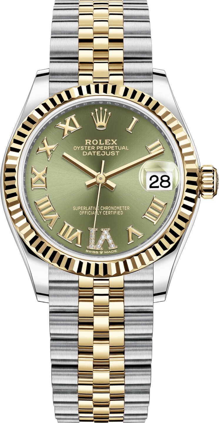 Rolex Date Just 31mm 278273 Green Roman Dial - Image 3