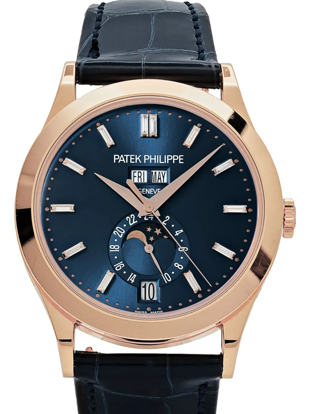 Patek Philippe Annual Calendar 5396R Blue Baguette Dial